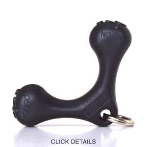 Original Yoogo key ring made from a solid piece of ultra-rigid, unbreakable polymer*;UV protector Hand-assembled 15 mm ring with 70 Kg (155 lb) tensile strength; Hand-assembled 15 mm ring with 70 Kg (155 lb) tensile strength; Includes two 28 mm rings with a tensile strength of 47 Kg (105 lb);
