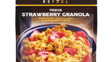 Peak Refuel Strawberries & Granola with Milk